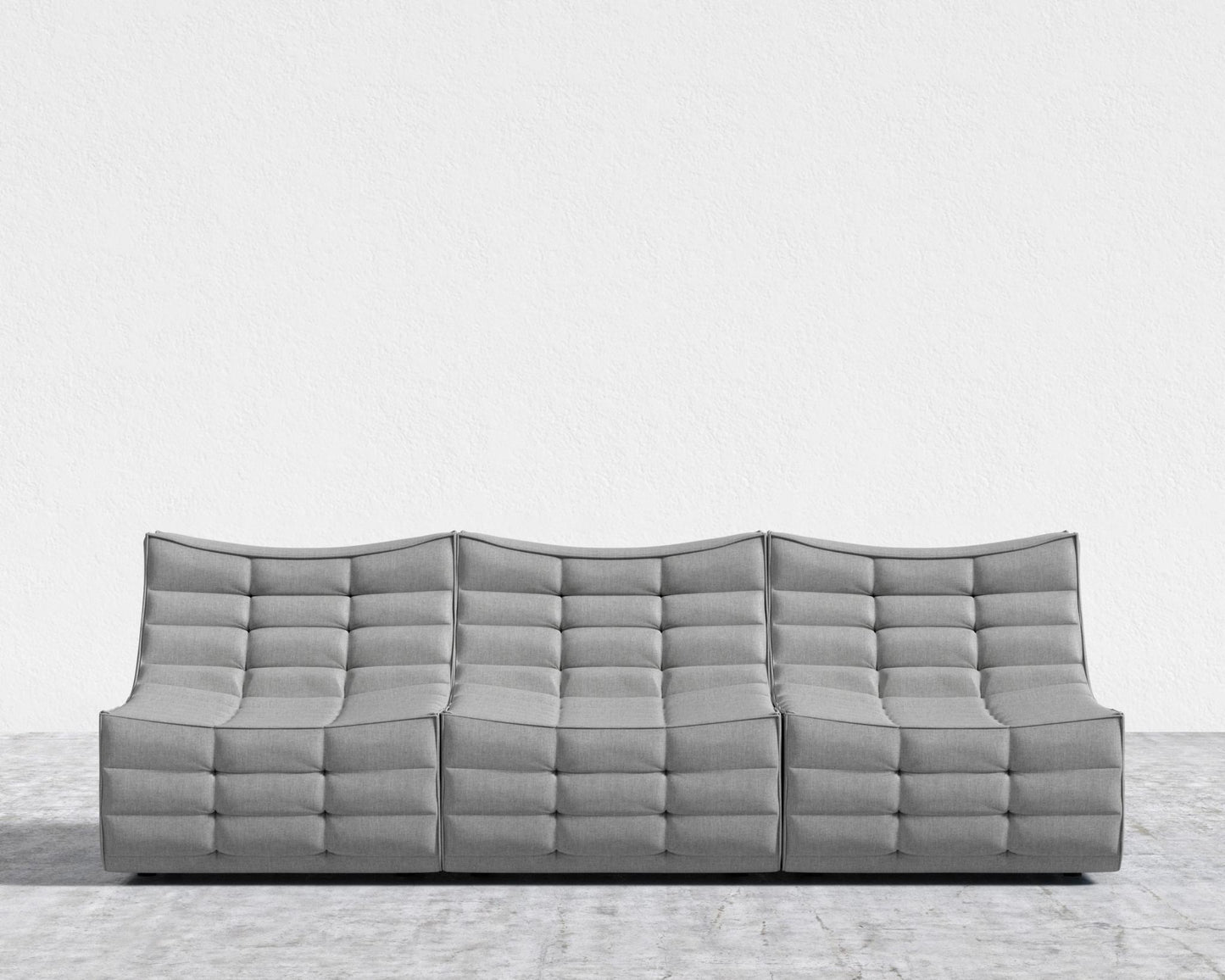 Tanner 3 Seater Sofa - Modern Felt - Malmo