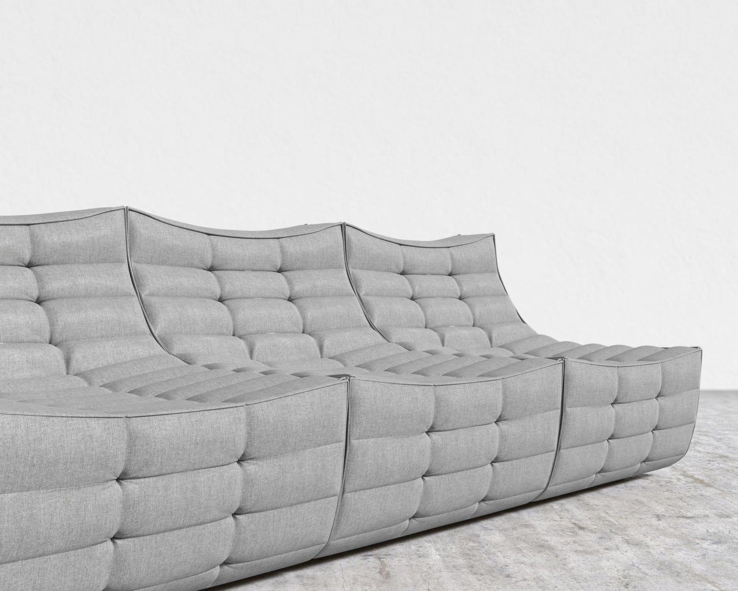 Tanner 3 Seater Sofa - Modern Felt - Malmo