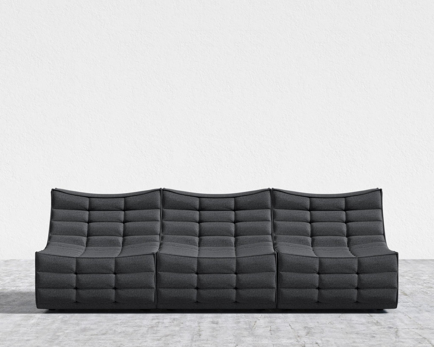 Tanner 3 Seater Sofa - Modern Felt - Stockholm