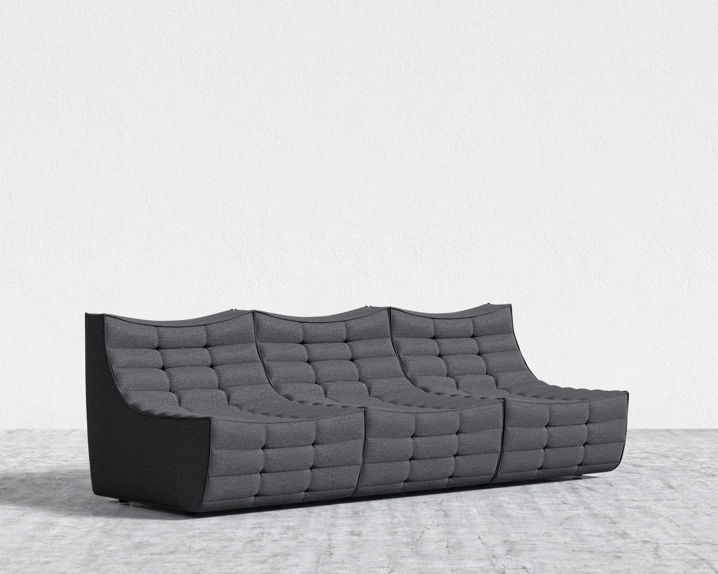 Tanner 3 Seater Sofa - Modern Felt - Stockholm