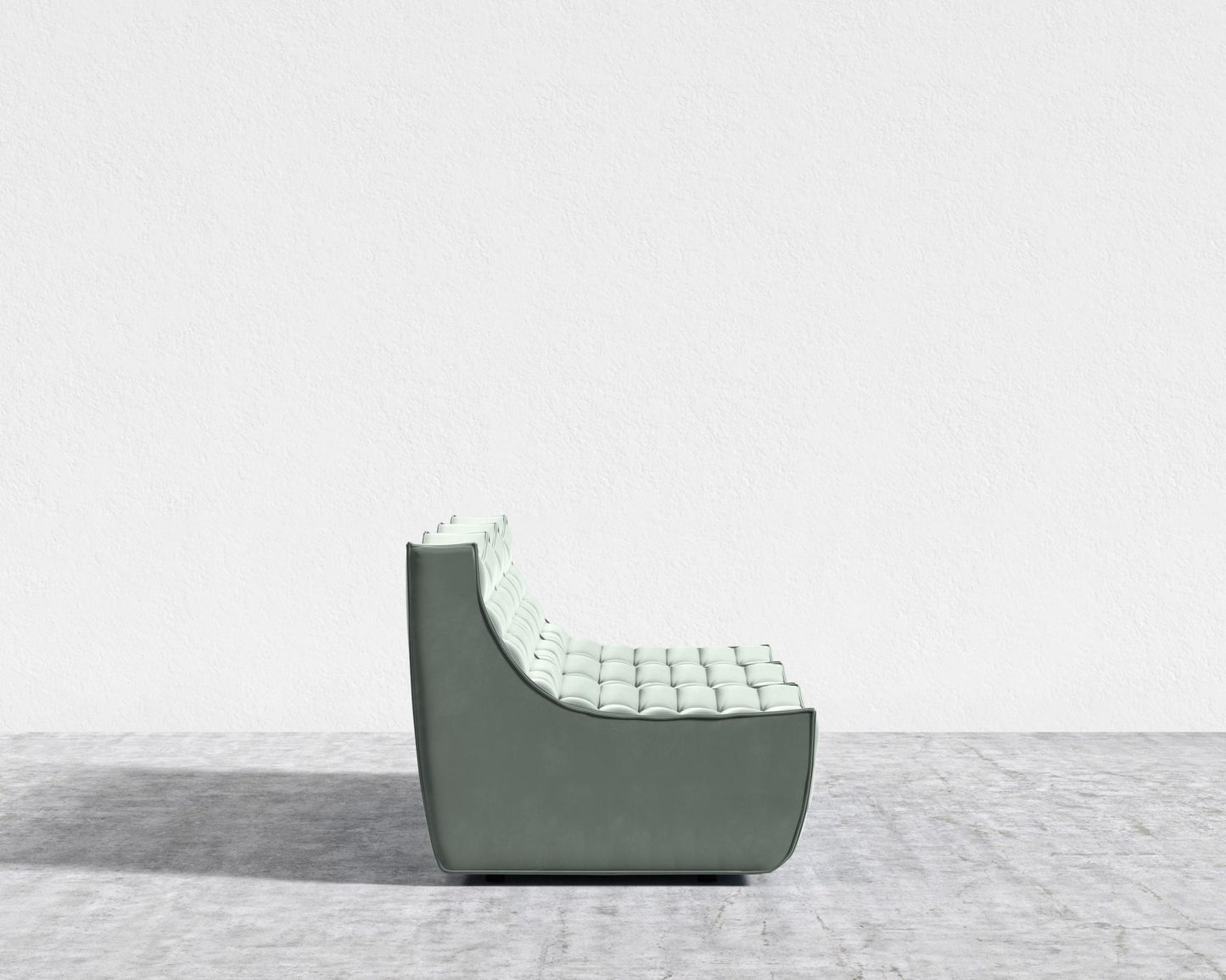 Tanner 3 Seater Sofa - Plush Velvet - Moonstone