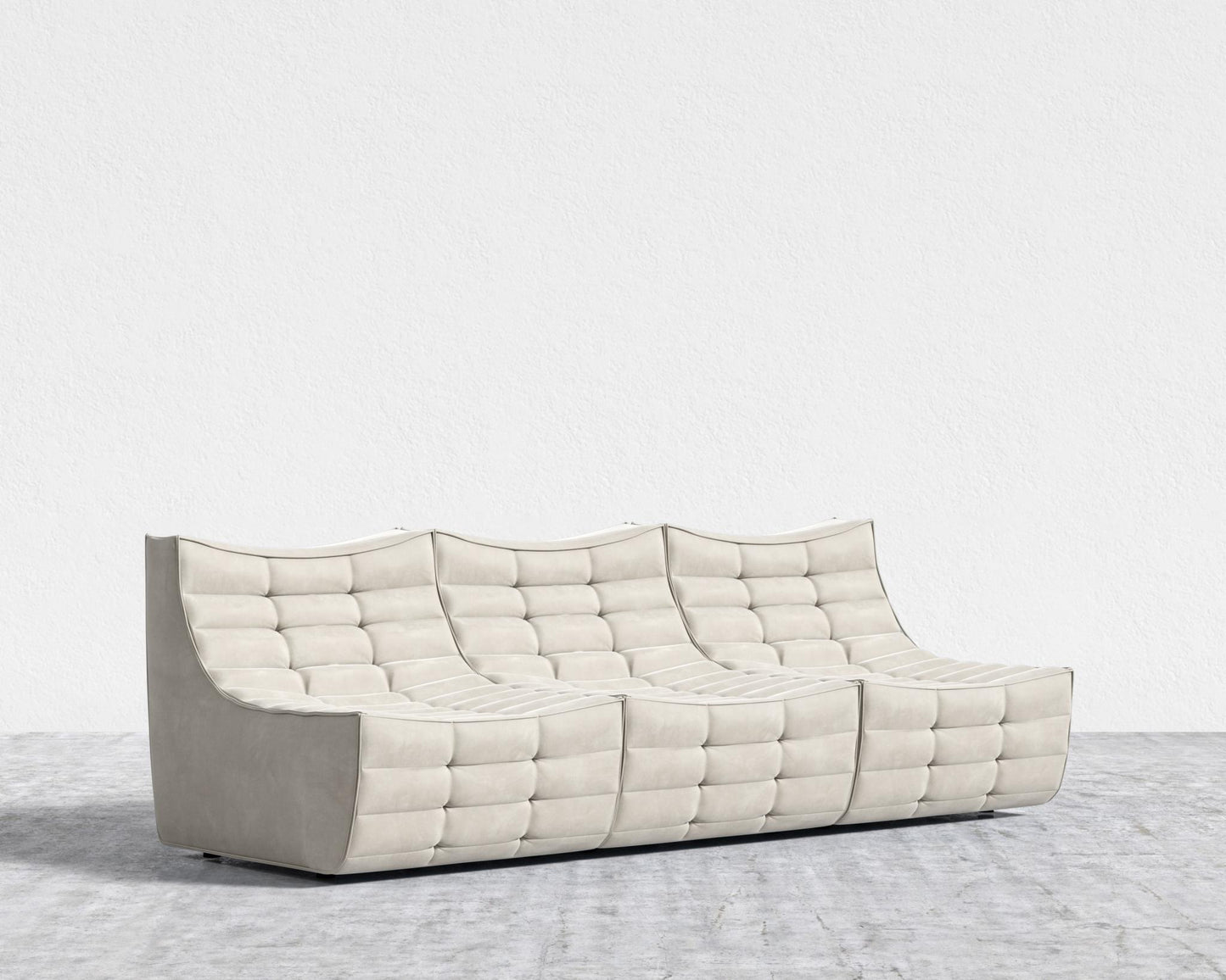 Tanner 3 Seater Sofa - Venice Vegan Suede - Latte