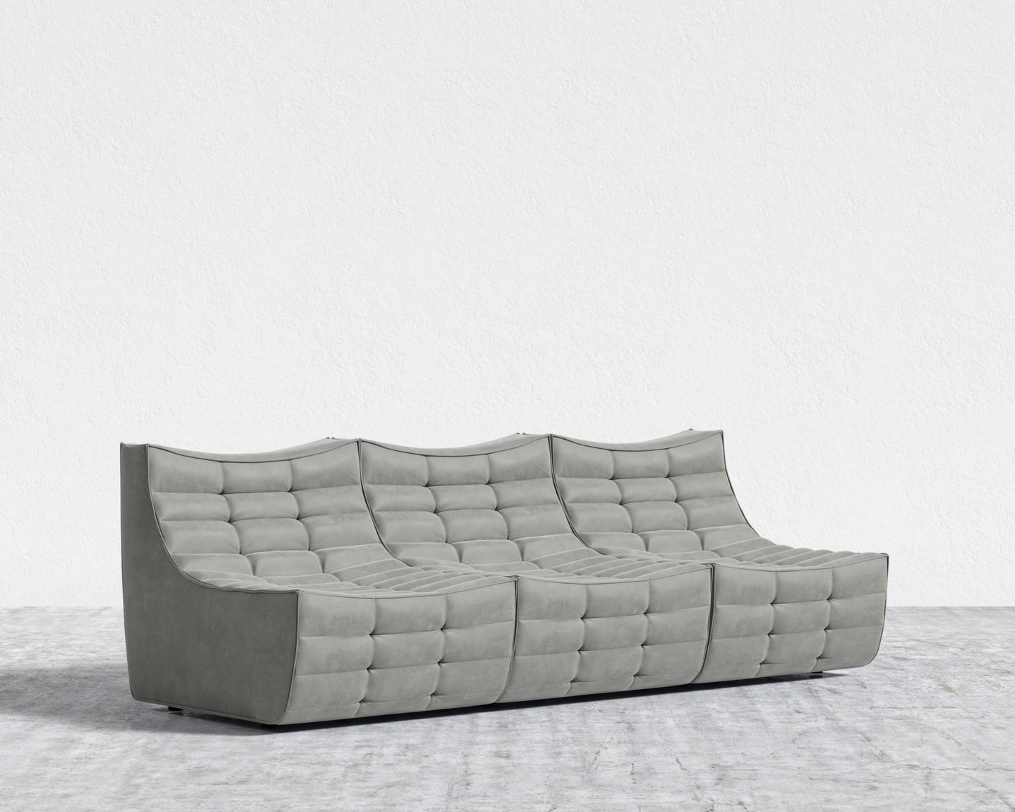 Tanner 3 Seater Sofa - Venice Vegan Suede - Strato