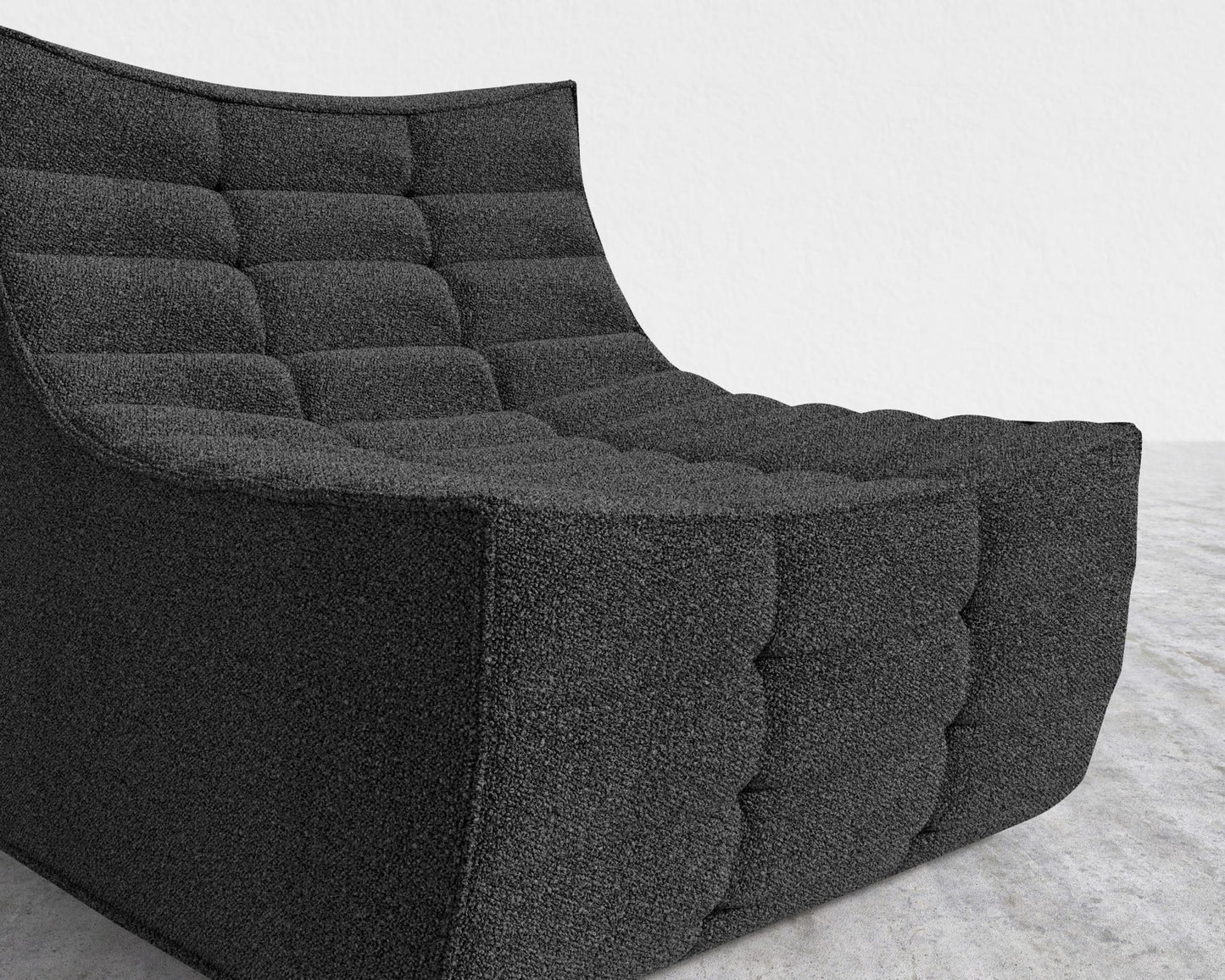 Tanner Armless - Chatou Bouclé - Caviar