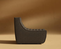 Tanner Armless - Shearling - Espresso