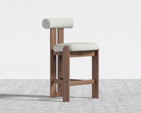 Tola Counter Stool - Walnut Stain, Modern Felt - Alesund