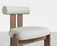 Tola Counter Stool - Walnut Stain, Modern Felt - Alesund