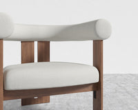 Tola Lounge Chair - Walnut Stain, Modern Felt - Alesund