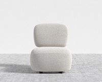 Toro Lounge Chair - Chatou Bouclé - Pearl, Ebony