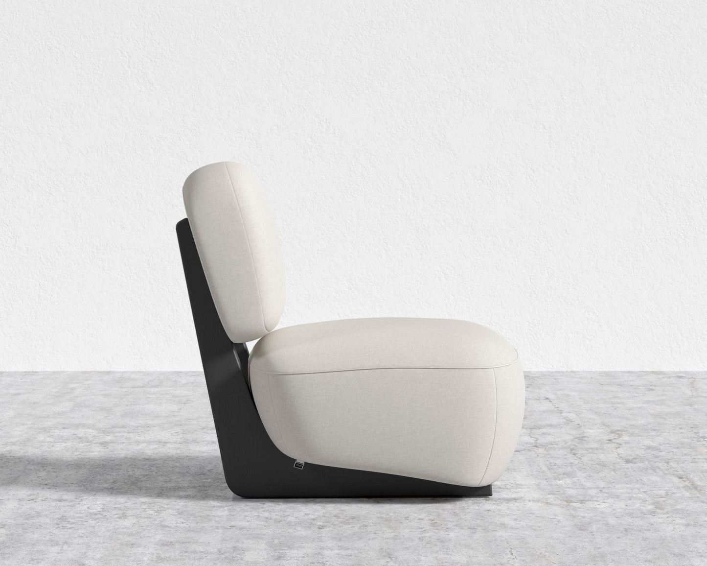 Toro Lounge Chair - Modern Felt - Alesund, Ebony