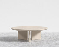 Trio Coffee Table - Washed Natural Oak