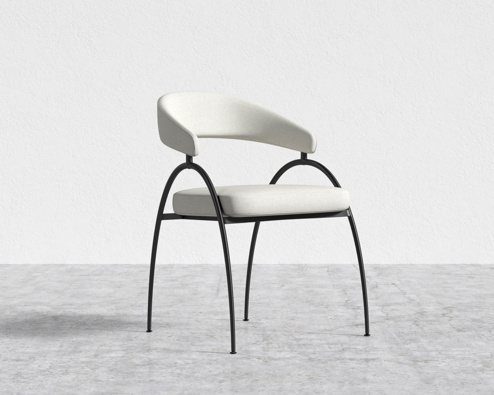 Uma Dining Chair - Black - Uma, Modern Felt - Alesund