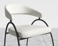 Uma Dining Chair - Black - Uma, Modern Felt - Alesund