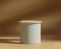 Valerian Desk - Surface - White Travertine, Alabaster Matte Lacquer with Grain