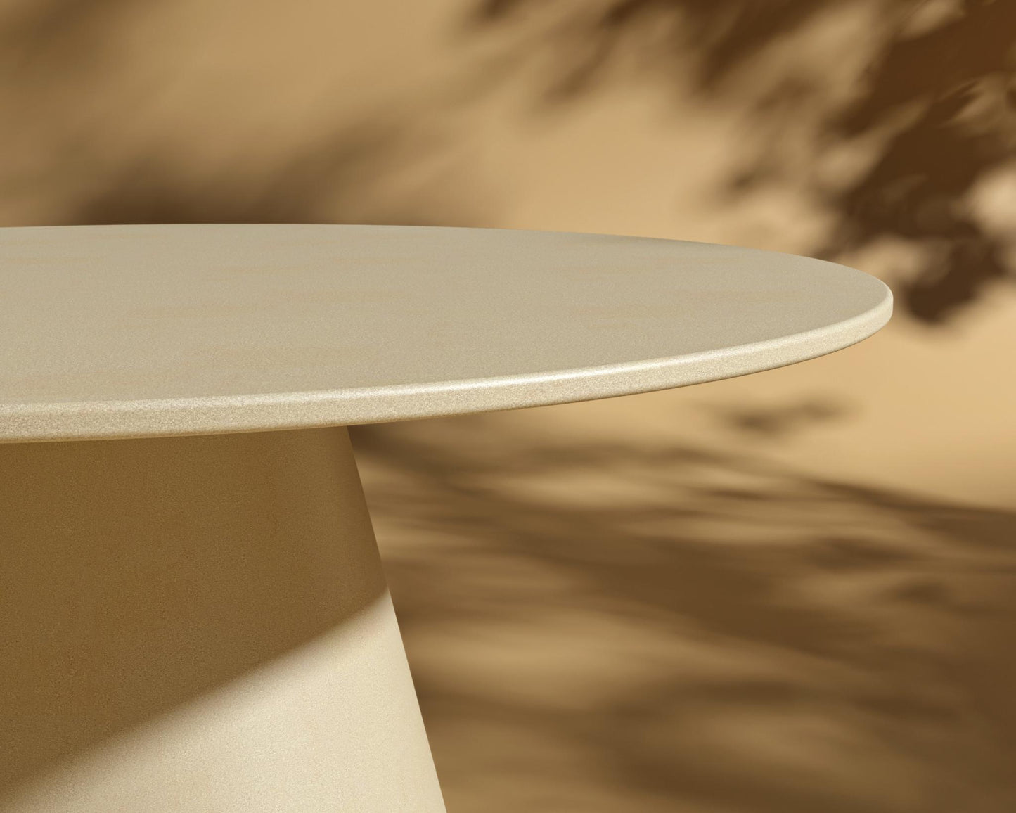 Winston Dining Table - Concrete - 48" | 122cm, Olympia Wax Concrete