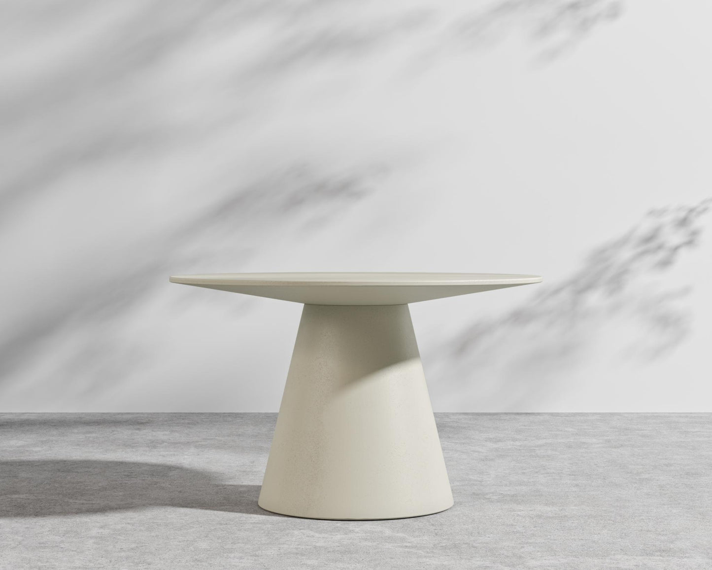 Winston Dining Table - Concrete - Alabaster Concrete, 48" | 122cm