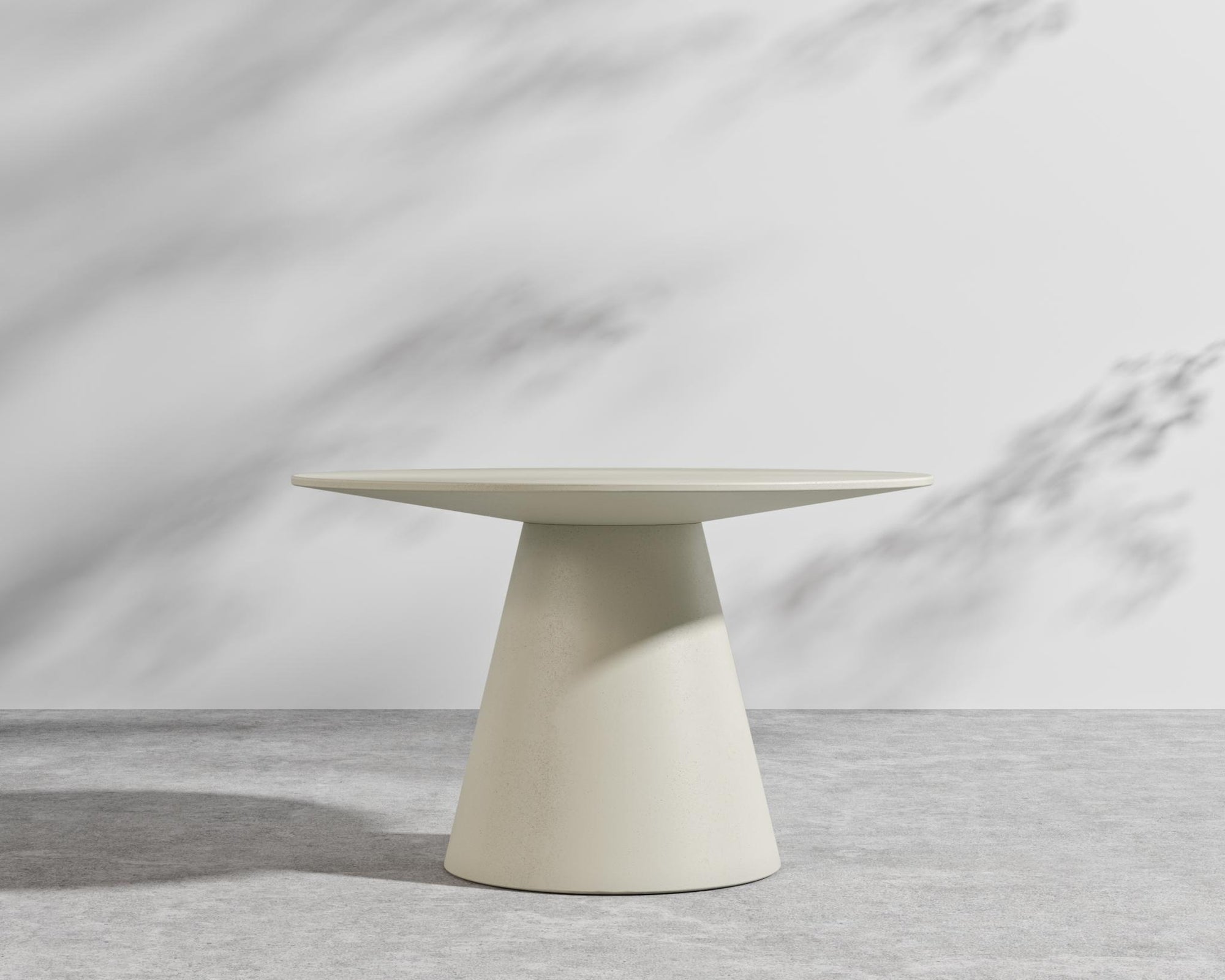 Winston Dining Table - Concrete - Alabaster Concrete, 48" | 122cm