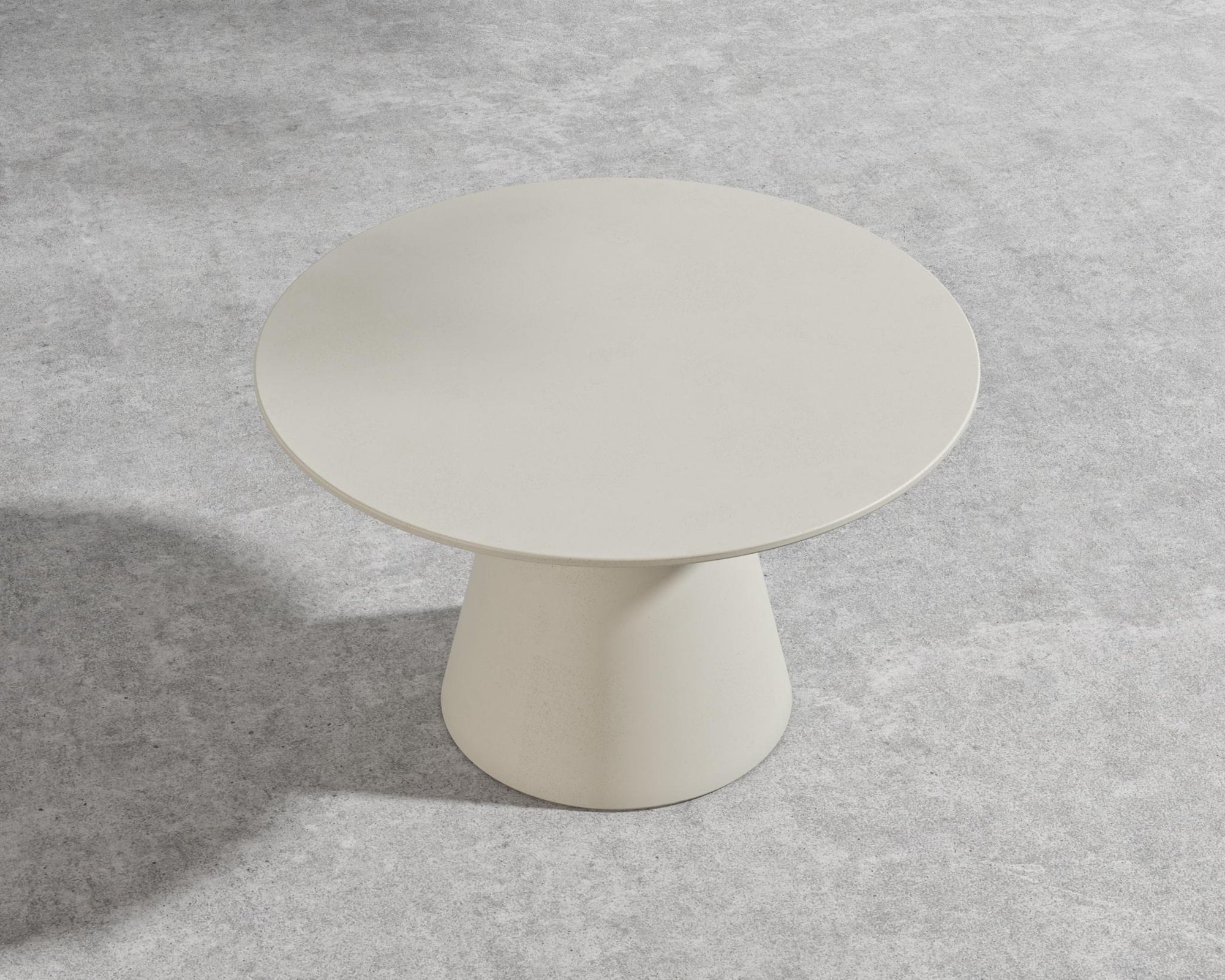Winston Dining Table - Concrete - Alabaster Concrete, 48" | 122cm