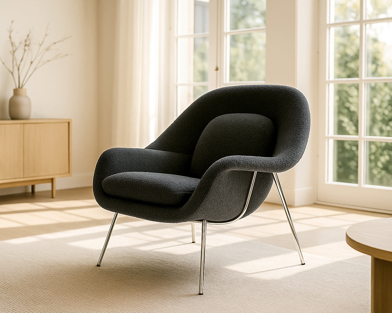 Womb Chair and Ottoman