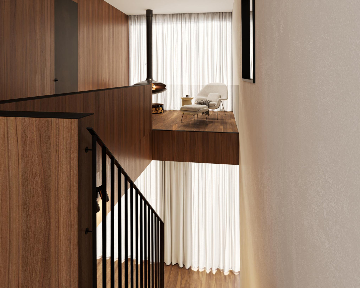 Womb Chair and Ottoman