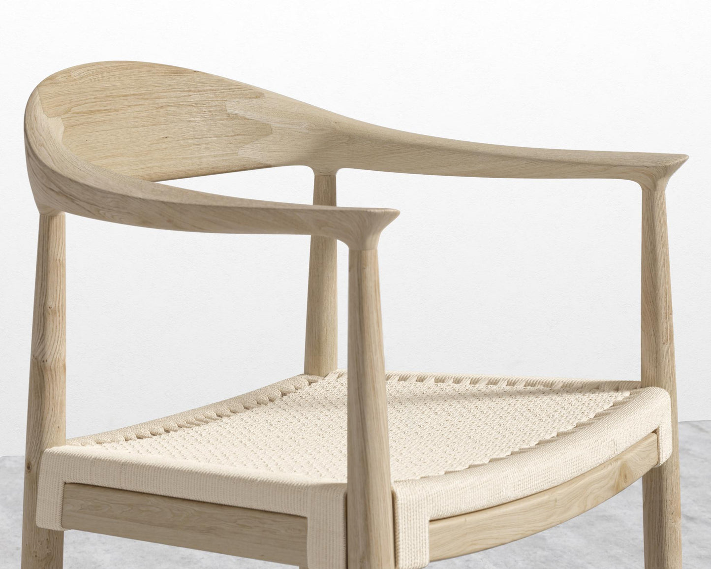 Round Chair - Woven - Natural, Seat Color - Natural Seat Cord