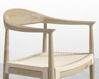 Round Chair - Woven - Natural, Seat Color - Natural Seat Cord